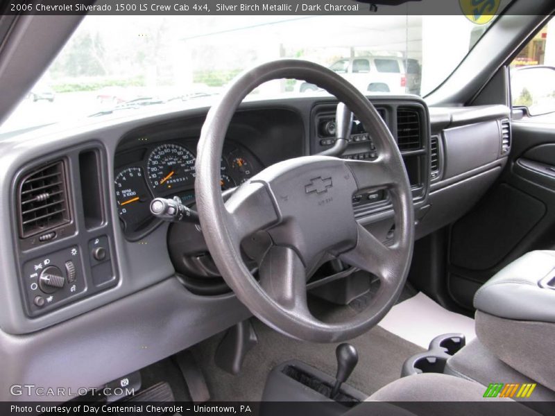 Silver Birch Metallic / Dark Charcoal 2006 Chevrolet Silverado 1500 LS Crew Cab 4x4