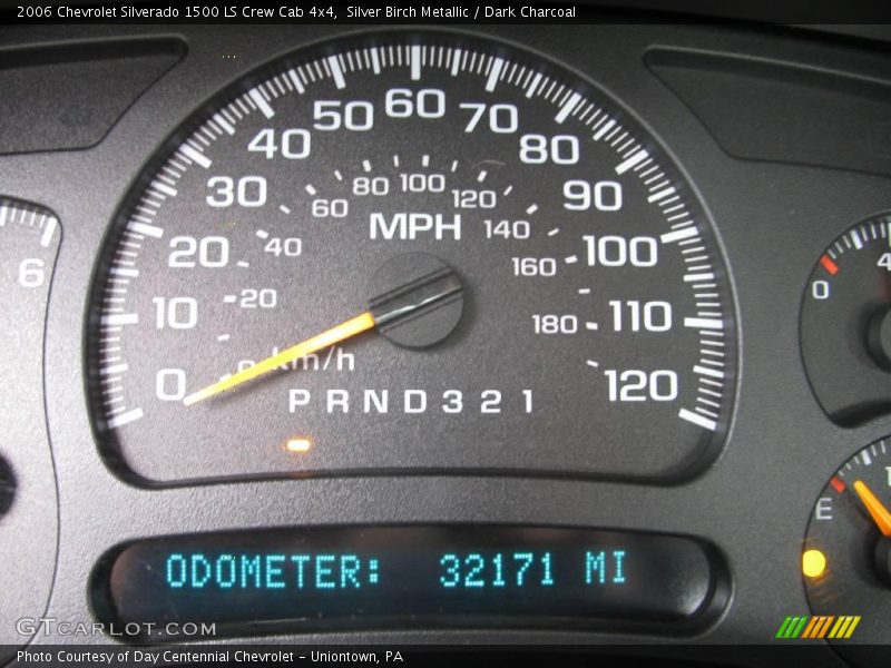 Silver Birch Metallic / Dark Charcoal 2006 Chevrolet Silverado 1500 LS Crew Cab 4x4