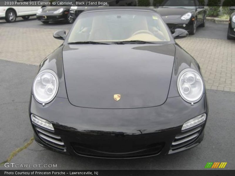 Black / Sand Beige 2010 Porsche 911 Carrera 4S Cabriolet