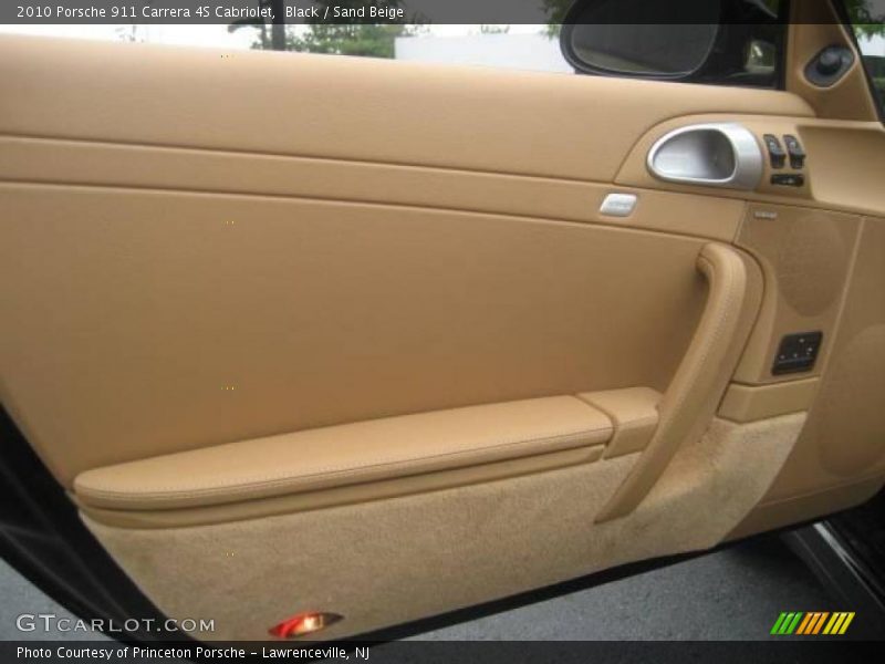 Black / Sand Beige 2010 Porsche 911 Carrera 4S Cabriolet