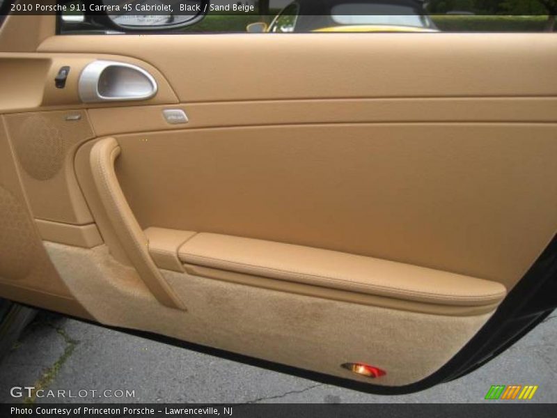 Black / Sand Beige 2010 Porsche 911 Carrera 4S Cabriolet