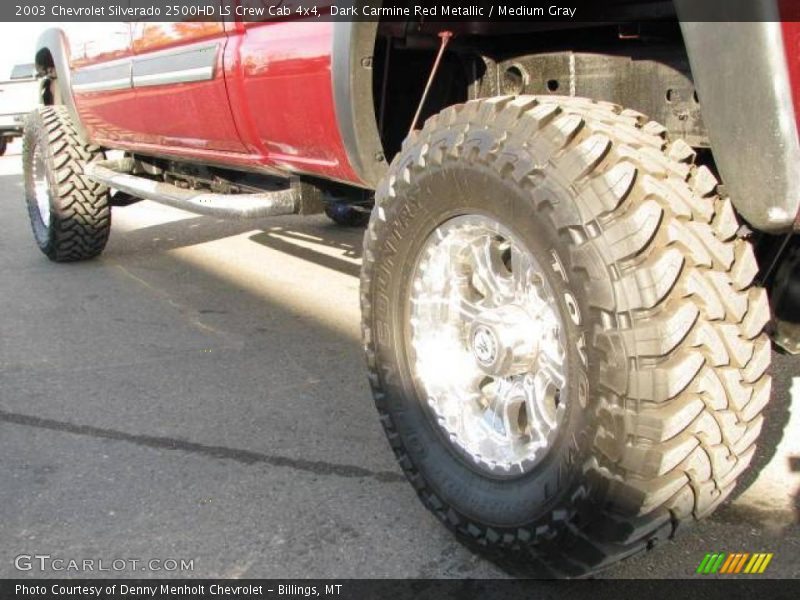 Dark Carmine Red Metallic / Medium Gray 2003 Chevrolet Silverado 2500HD LS Crew Cab 4x4