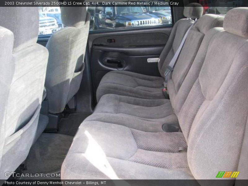 Dark Carmine Red Metallic / Medium Gray 2003 Chevrolet Silverado 2500HD LS Crew Cab 4x4