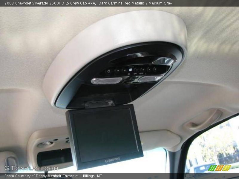 Dark Carmine Red Metallic / Medium Gray 2003 Chevrolet Silverado 2500HD LS Crew Cab 4x4
