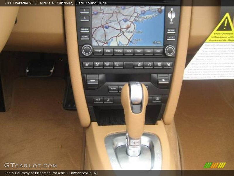 Black / Sand Beige 2010 Porsche 911 Carrera 4S Cabriolet