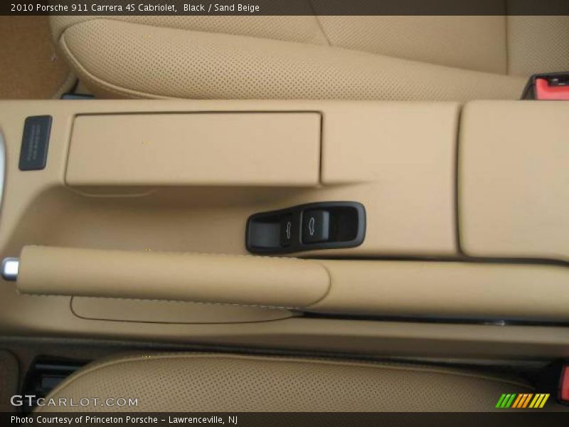 Black / Sand Beige 2010 Porsche 911 Carrera 4S Cabriolet