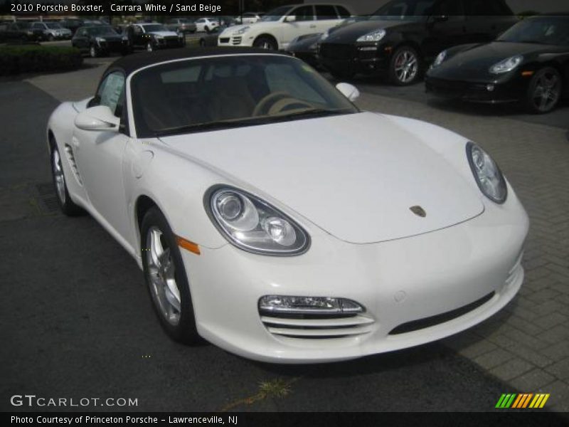 Carrara White / Sand Beige 2010 Porsche Boxster