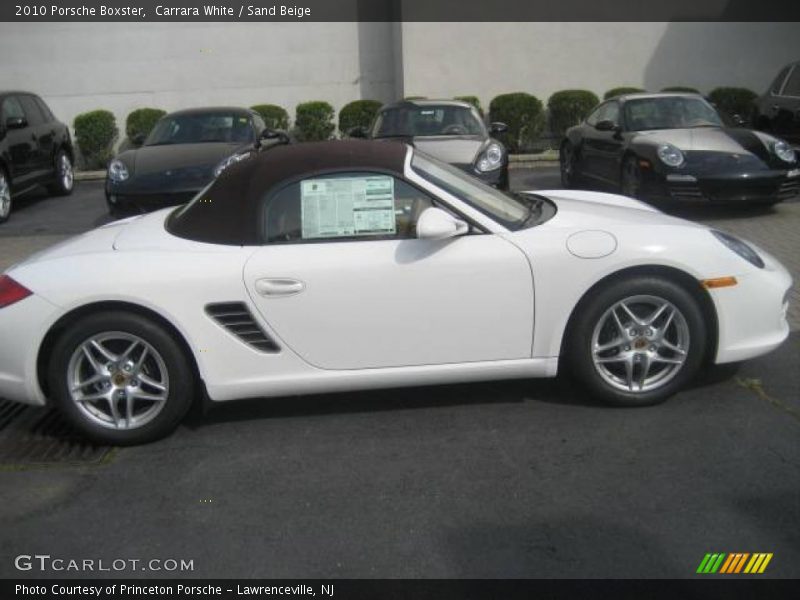 Carrara White / Sand Beige 2010 Porsche Boxster