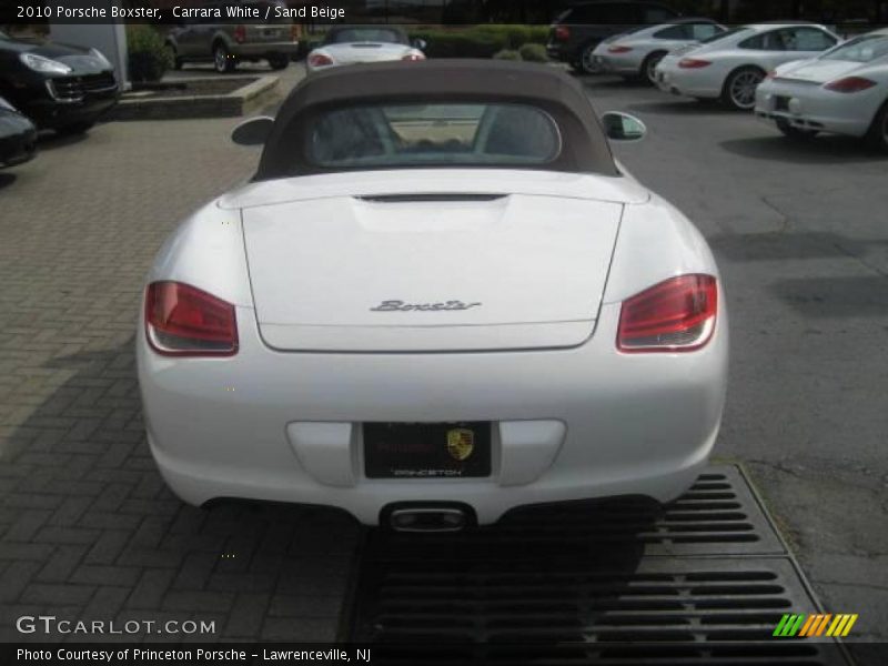 Carrara White / Sand Beige 2010 Porsche Boxster
