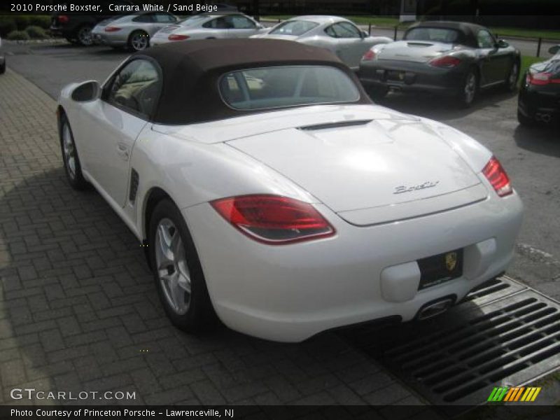Carrara White / Sand Beige 2010 Porsche Boxster