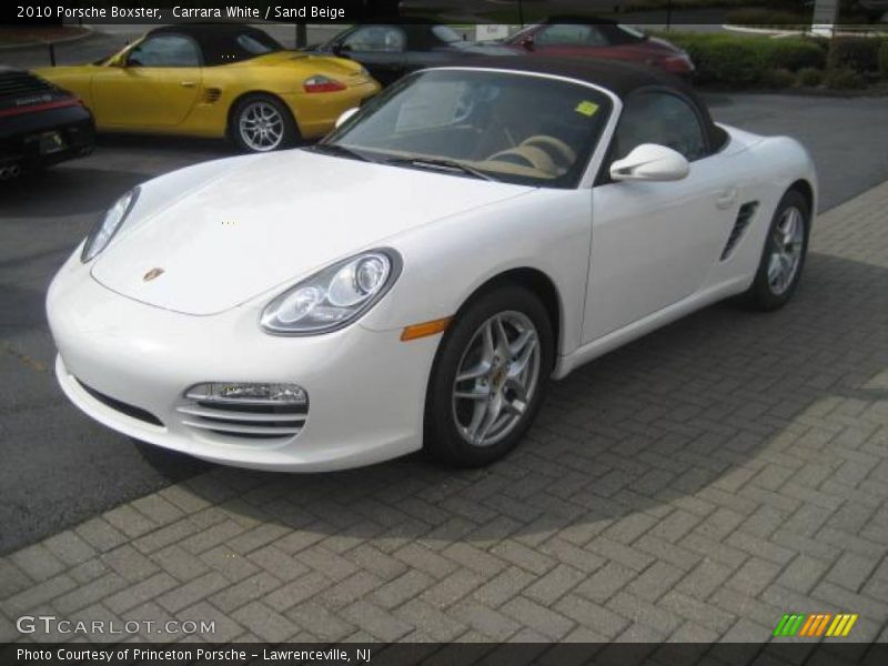 Carrara White / Sand Beige 2010 Porsche Boxster