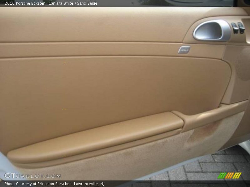 Carrara White / Sand Beige 2010 Porsche Boxster