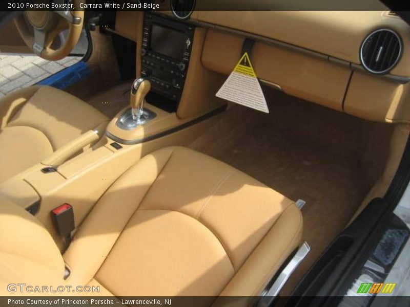 Carrara White / Sand Beige 2010 Porsche Boxster