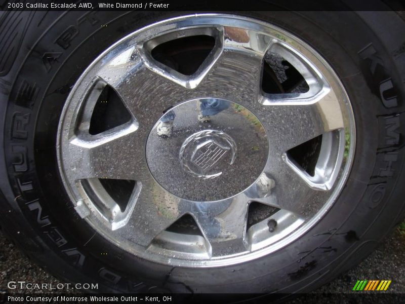 White Diamond / Pewter 2003 Cadillac Escalade AWD