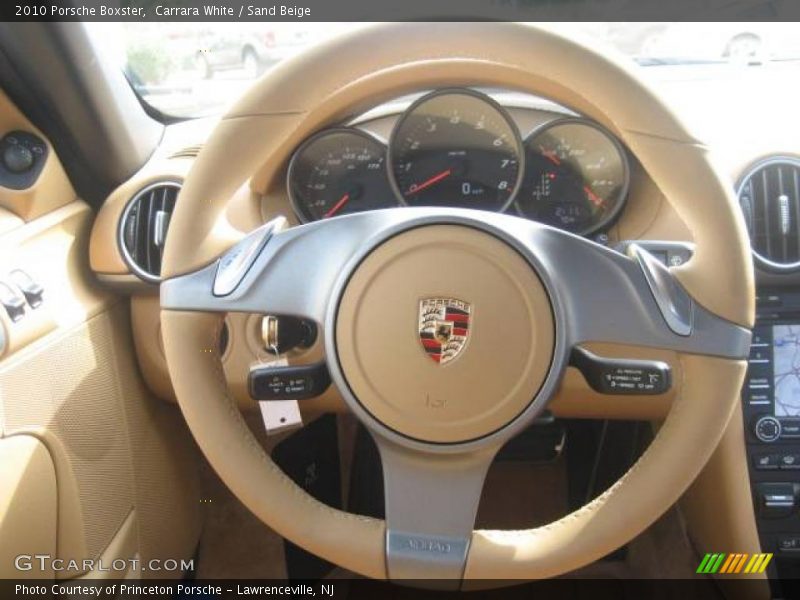 Carrara White / Sand Beige 2010 Porsche Boxster