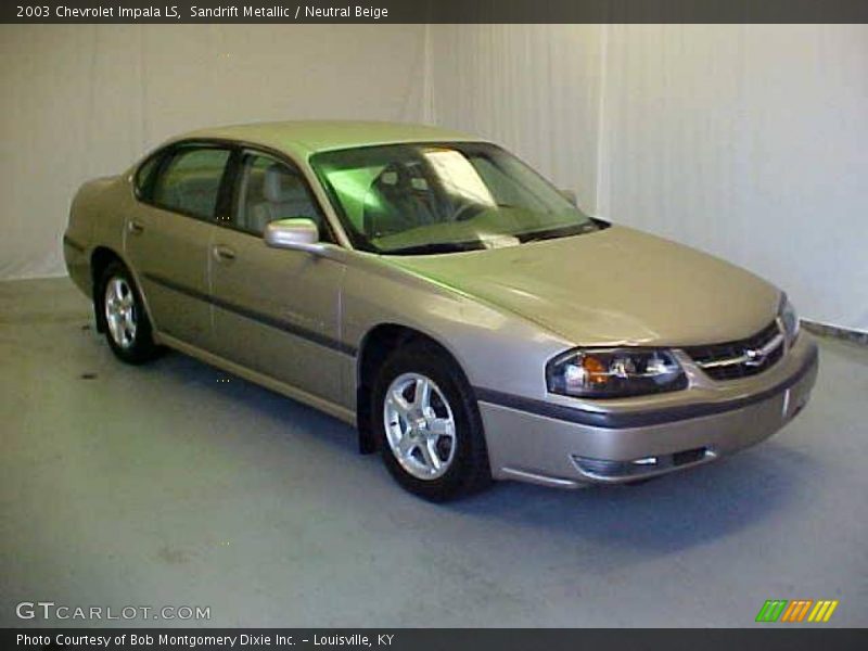 Sandrift Metallic / Neutral Beige 2003 Chevrolet Impala LS
