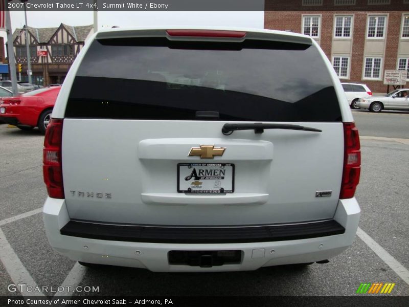 Summit White / Ebony 2007 Chevrolet Tahoe LT 4x4