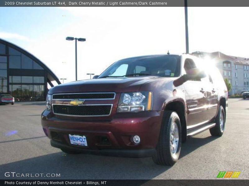 Dark Cherry Metallic / Light Cashmere/Dark Cashmere 2009 Chevrolet Suburban LT 4x4