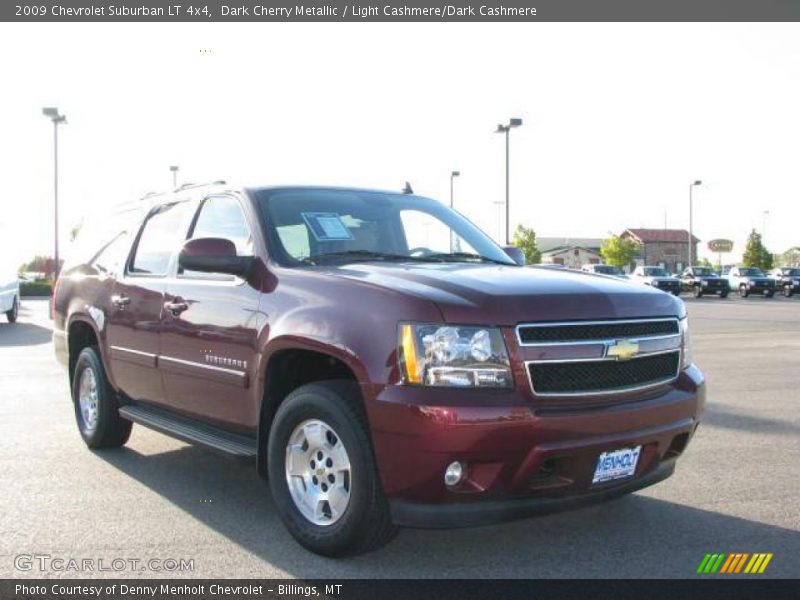 Dark Cherry Metallic / Light Cashmere/Dark Cashmere 2009 Chevrolet Suburban LT 4x4