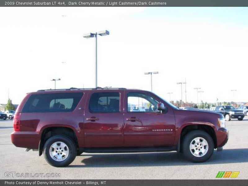 Dark Cherry Metallic / Light Cashmere/Dark Cashmere 2009 Chevrolet Suburban LT 4x4