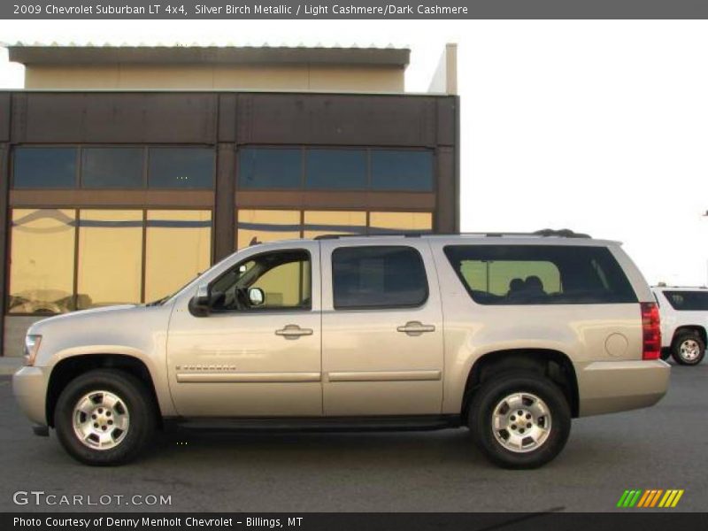 Silver Birch Metallic / Light Cashmere/Dark Cashmere 2009 Chevrolet Suburban LT 4x4