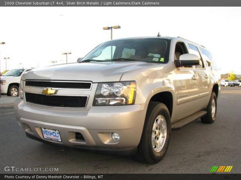 Silver Birch Metallic / Light Cashmere/Dark Cashmere 2009 Chevrolet Suburban LT 4x4