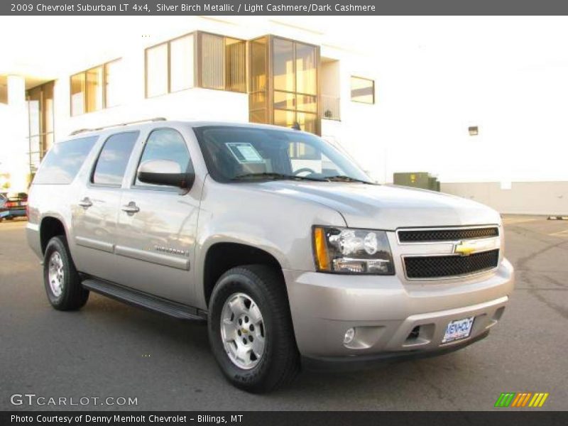 Silver Birch Metallic / Light Cashmere/Dark Cashmere 2009 Chevrolet Suburban LT 4x4