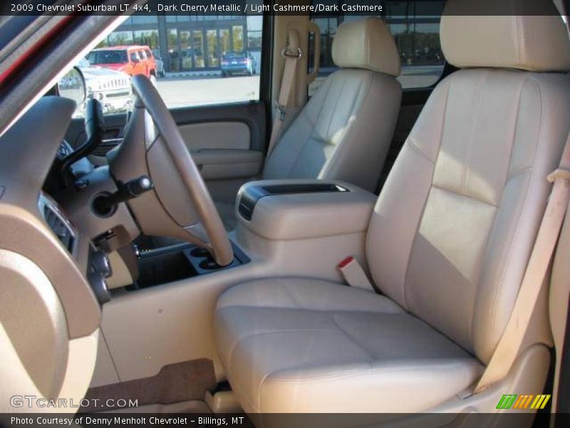 Dark Cherry Metallic / Light Cashmere/Dark Cashmere 2009 Chevrolet Suburban LT 4x4