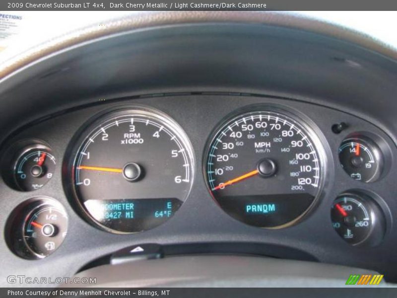 Dark Cherry Metallic / Light Cashmere/Dark Cashmere 2009 Chevrolet Suburban LT 4x4