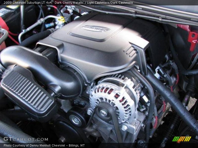 Dark Cherry Metallic / Light Cashmere/Dark Cashmere 2009 Chevrolet Suburban LT 4x4