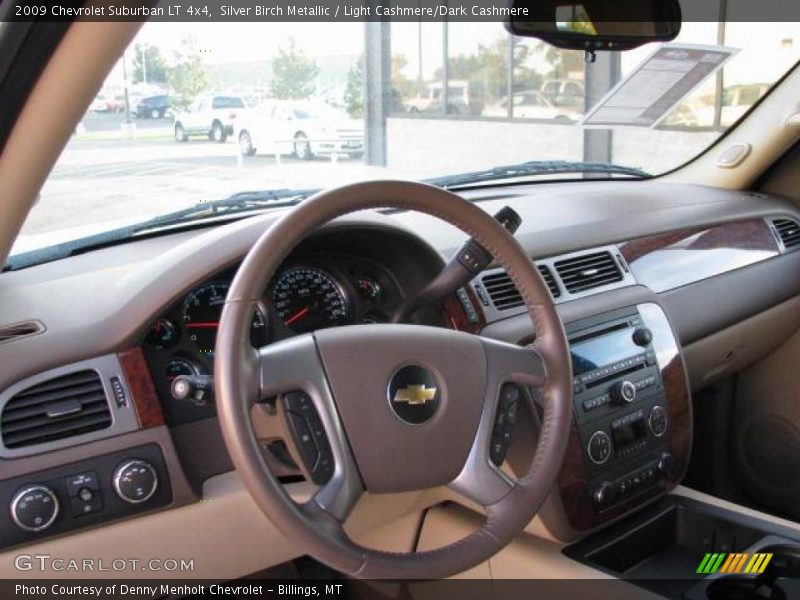 Silver Birch Metallic / Light Cashmere/Dark Cashmere 2009 Chevrolet Suburban LT 4x4