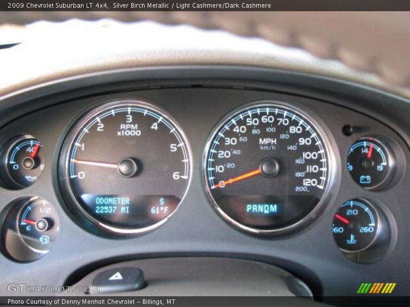 Silver Birch Metallic / Light Cashmere/Dark Cashmere 2009 Chevrolet Suburban LT 4x4