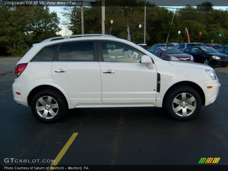 Polar White / Tan 2009 Saturn VUE XR V6
