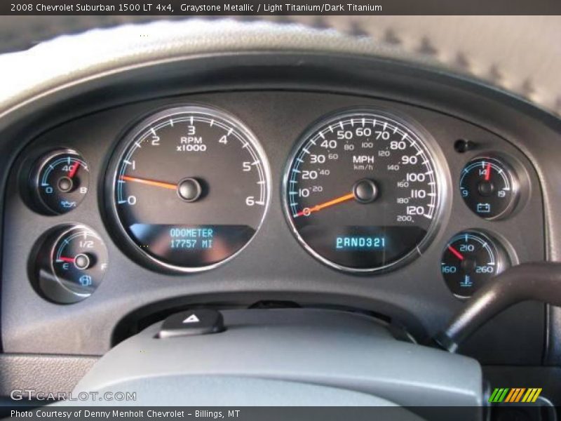 Graystone Metallic / Light Titanium/Dark Titanium 2008 Chevrolet Suburban 1500 LT 4x4