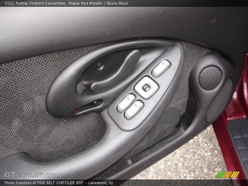 Maple Red Metallic / Ebony Black 2002 Pontiac Firebird Convertible