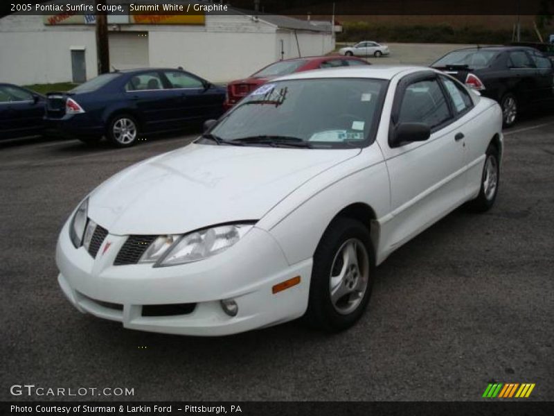 Summit White / Graphite 2005 Pontiac Sunfire Coupe
