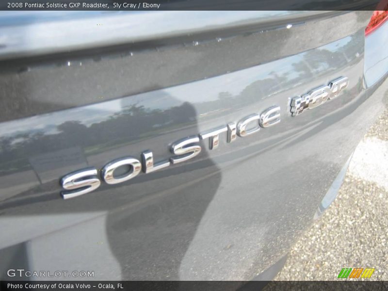 Sly Gray / Ebony 2008 Pontiac Solstice GXP Roadster