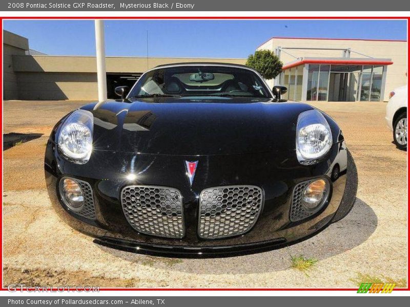 Mysterious Black / Ebony 2008 Pontiac Solstice GXP Roadster