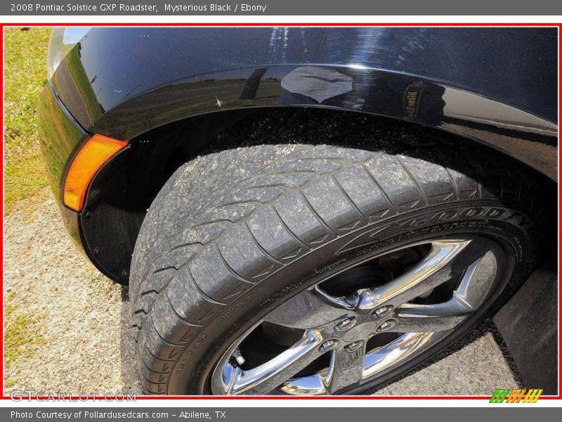 Mysterious Black / Ebony 2008 Pontiac Solstice GXP Roadster