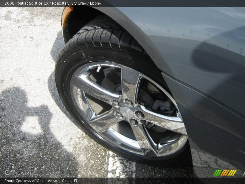 Sly Gray / Ebony 2008 Pontiac Solstice GXP Roadster