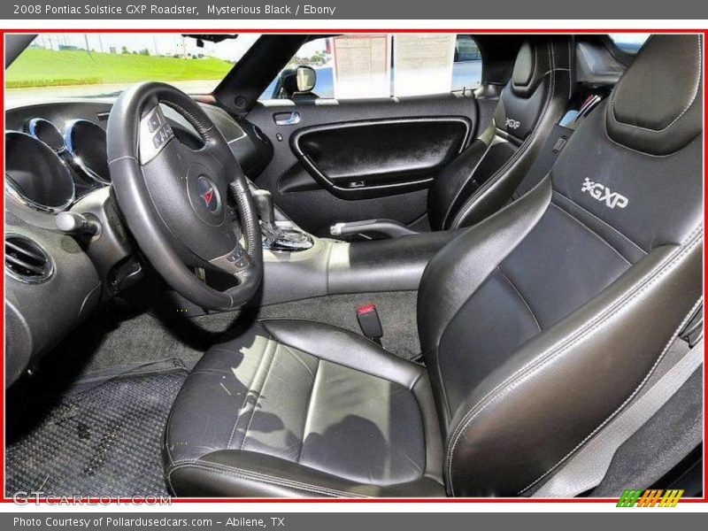 Mysterious Black / Ebony 2008 Pontiac Solstice GXP Roadster