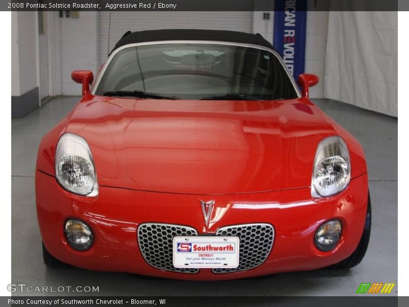 Aggressive Red / Ebony 2008 Pontiac Solstice Roadster