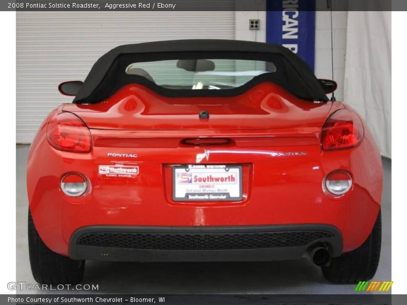 Aggressive Red / Ebony 2008 Pontiac Solstice Roadster