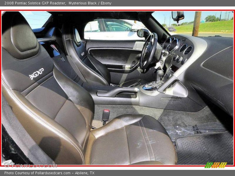 Mysterious Black / Ebony 2008 Pontiac Solstice GXP Roadster