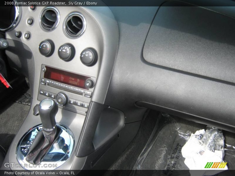 Sly Gray / Ebony 2008 Pontiac Solstice GXP Roadster