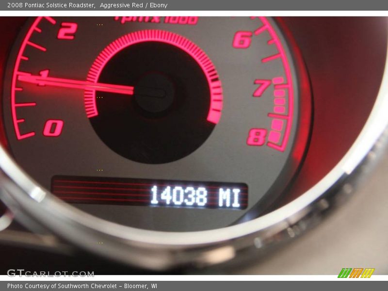 Aggressive Red / Ebony 2008 Pontiac Solstice Roadster