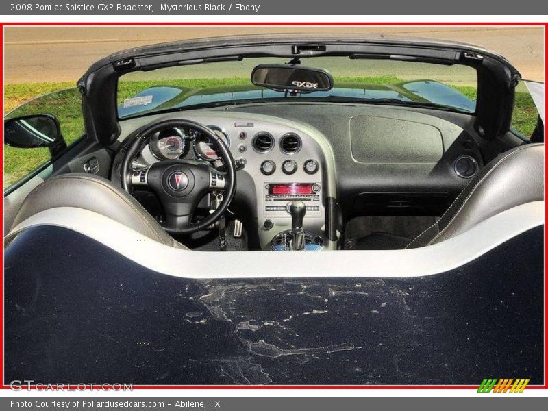 Mysterious Black / Ebony 2008 Pontiac Solstice GXP Roadster