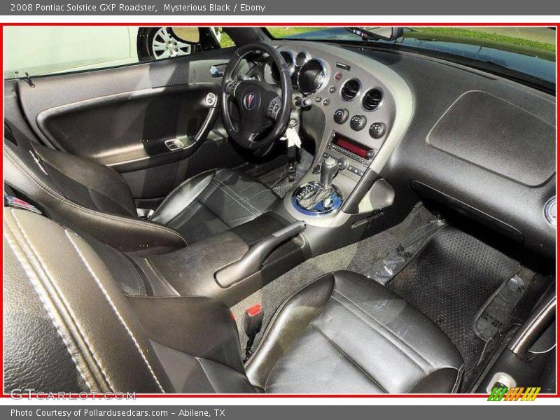 Mysterious Black / Ebony 2008 Pontiac Solstice GXP Roadster