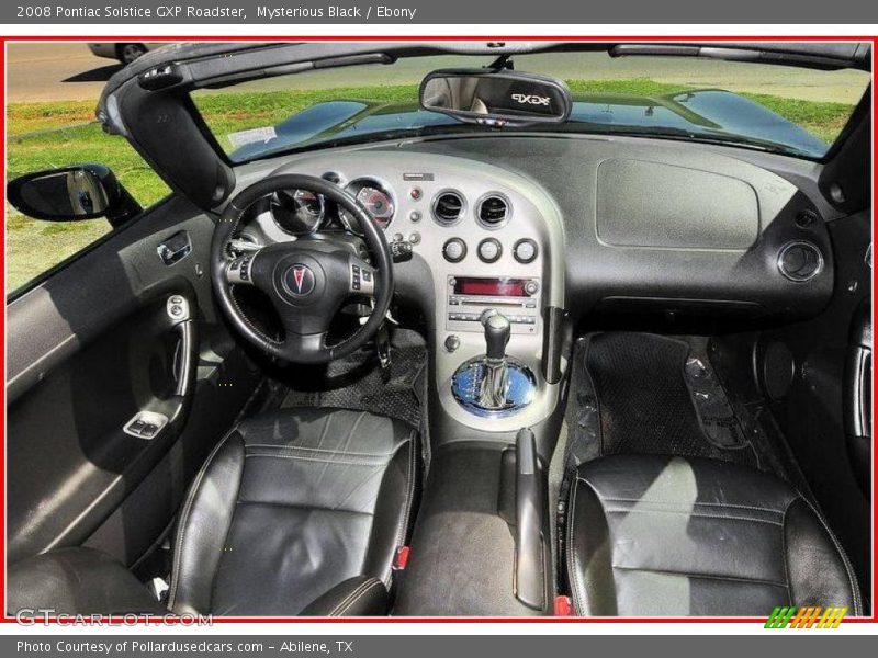 Mysterious Black / Ebony 2008 Pontiac Solstice GXP Roadster