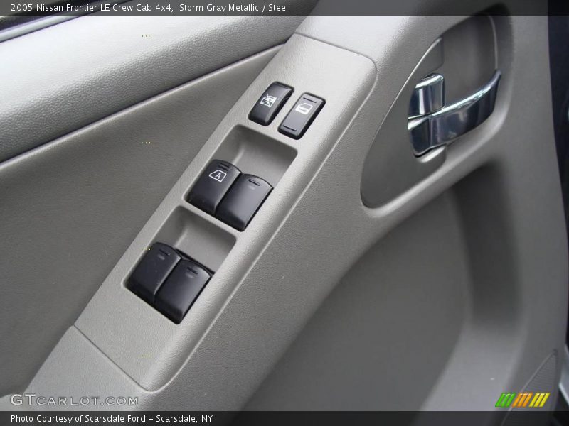 Storm Gray Metallic / Steel 2005 Nissan Frontier LE Crew Cab 4x4